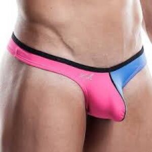 Kyle Men's thong ColorblockPink/Blue L